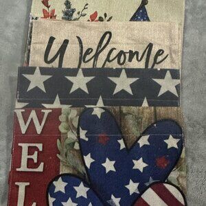 (5) Double Sided Garden Flags